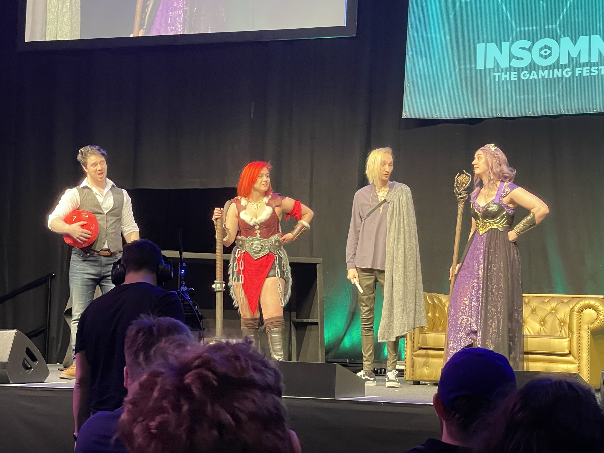 Some of the players from Session Zero including Josh Strife Hayes, the Dungeon Master